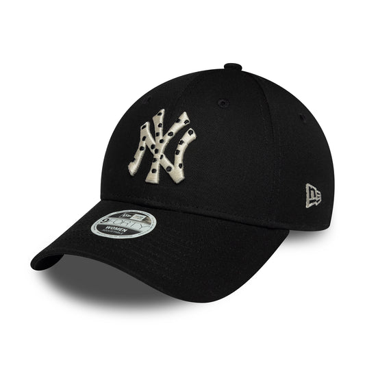 Casquette Femme 9FORTY MLB Polka Dot Infill New York Yankees noir-crème NEW ERA
