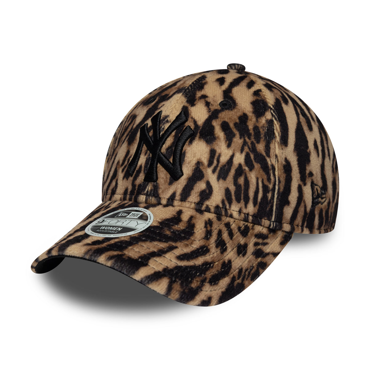 Casquette Femme 9FORTY MLB Ocelot Print New York Yankees marron-noir NEW ERA