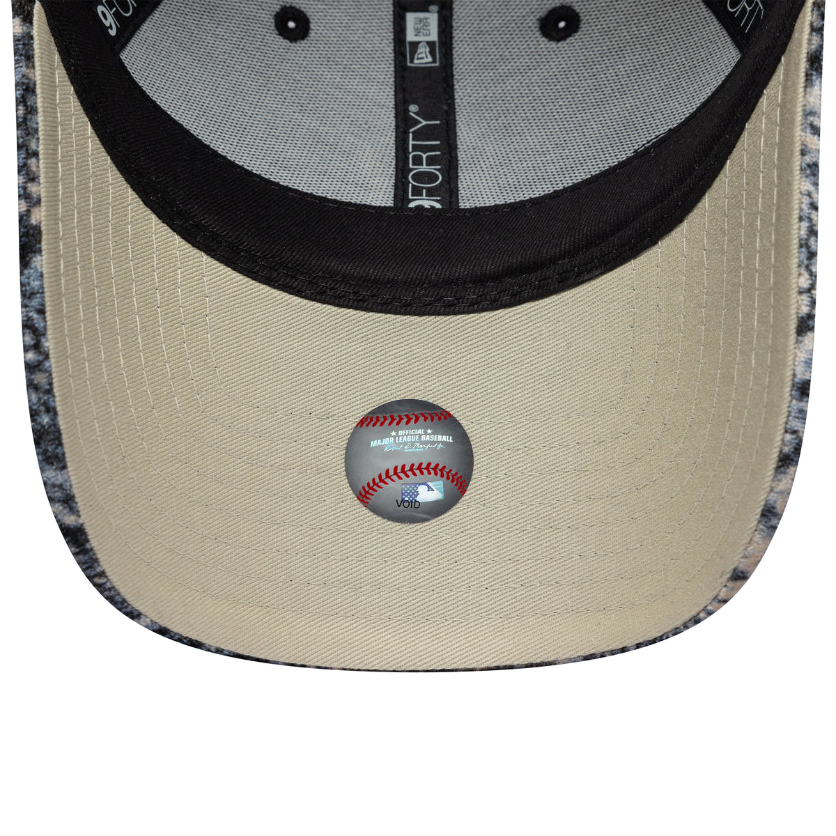 Casquette Femme 9FORTY MLB Snake Print New York Yankees noir-beige NEW ERA