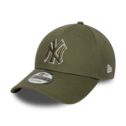 Casquette 9FORTY MLB Outline New York Yankees olive NEW ERA