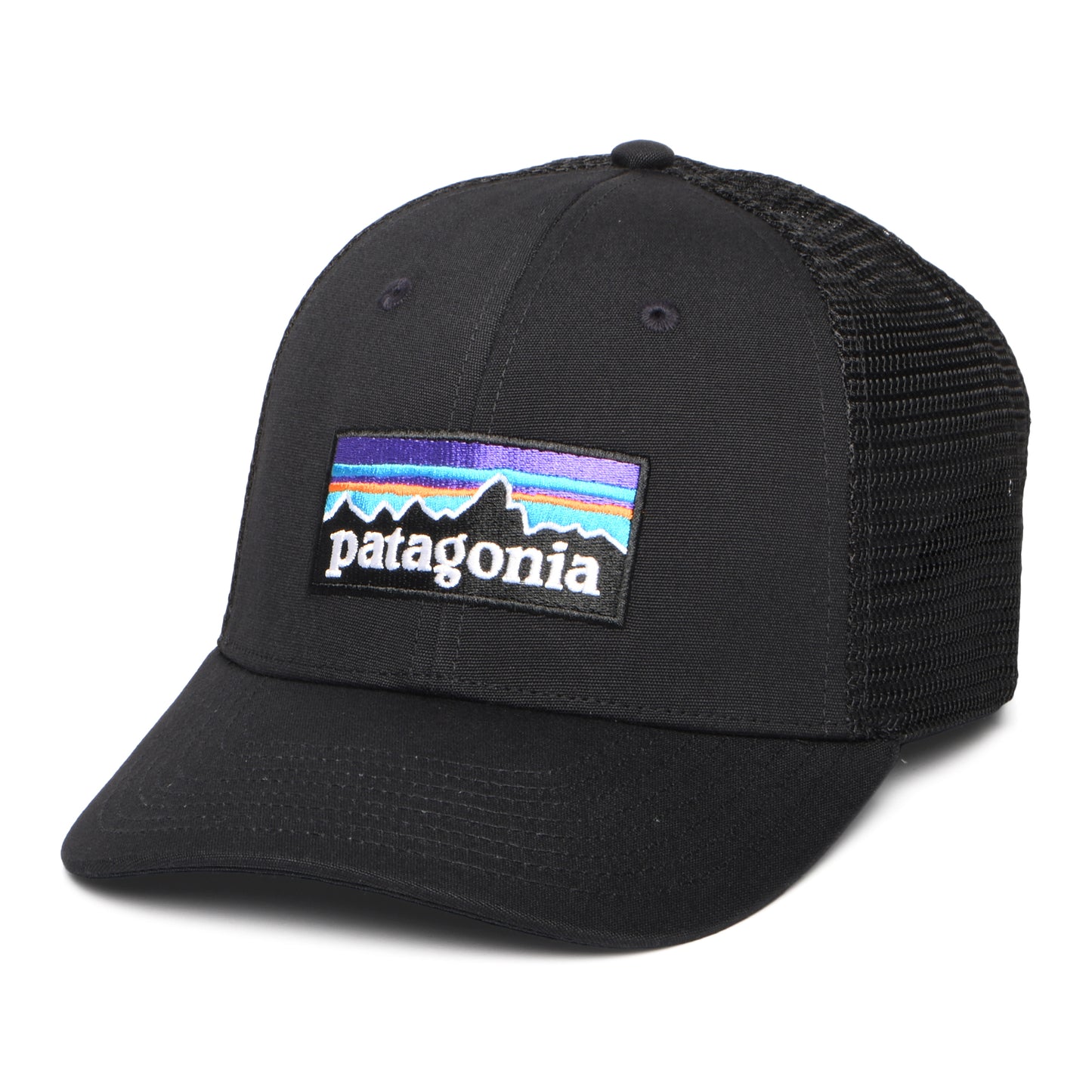 Casquette Trucker en Coton Bio LoPro P-6 Logo noir PATAGONIA