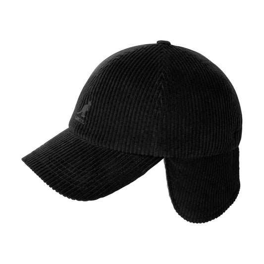 Casquette en Velours Côtelé Avec Protège-Oreilles Cozy noir KANGOL
