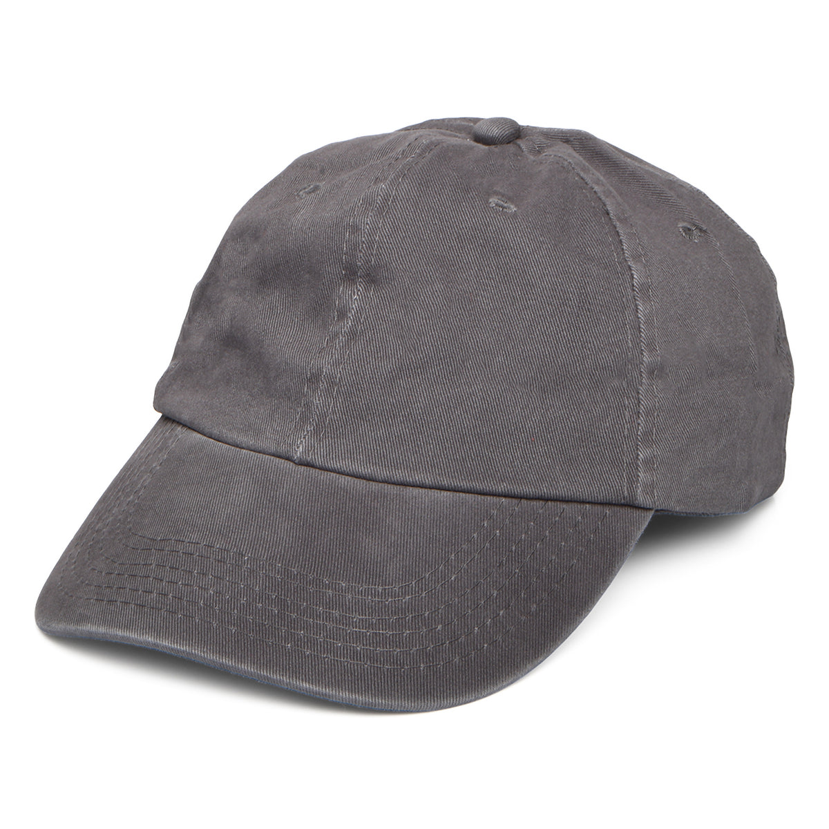 Casquette en Coton Délavé anthracite