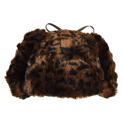 Chapka en Fausse Fourrure léopard KANGOL