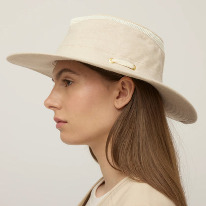 Chapeau Été Pliable En Coton Et Chanvre TMH55 Mash Up sable TILLEY
