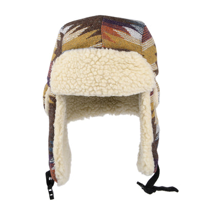 Chapka à Motif Aztèque Shauna marron-multicolore SCALA