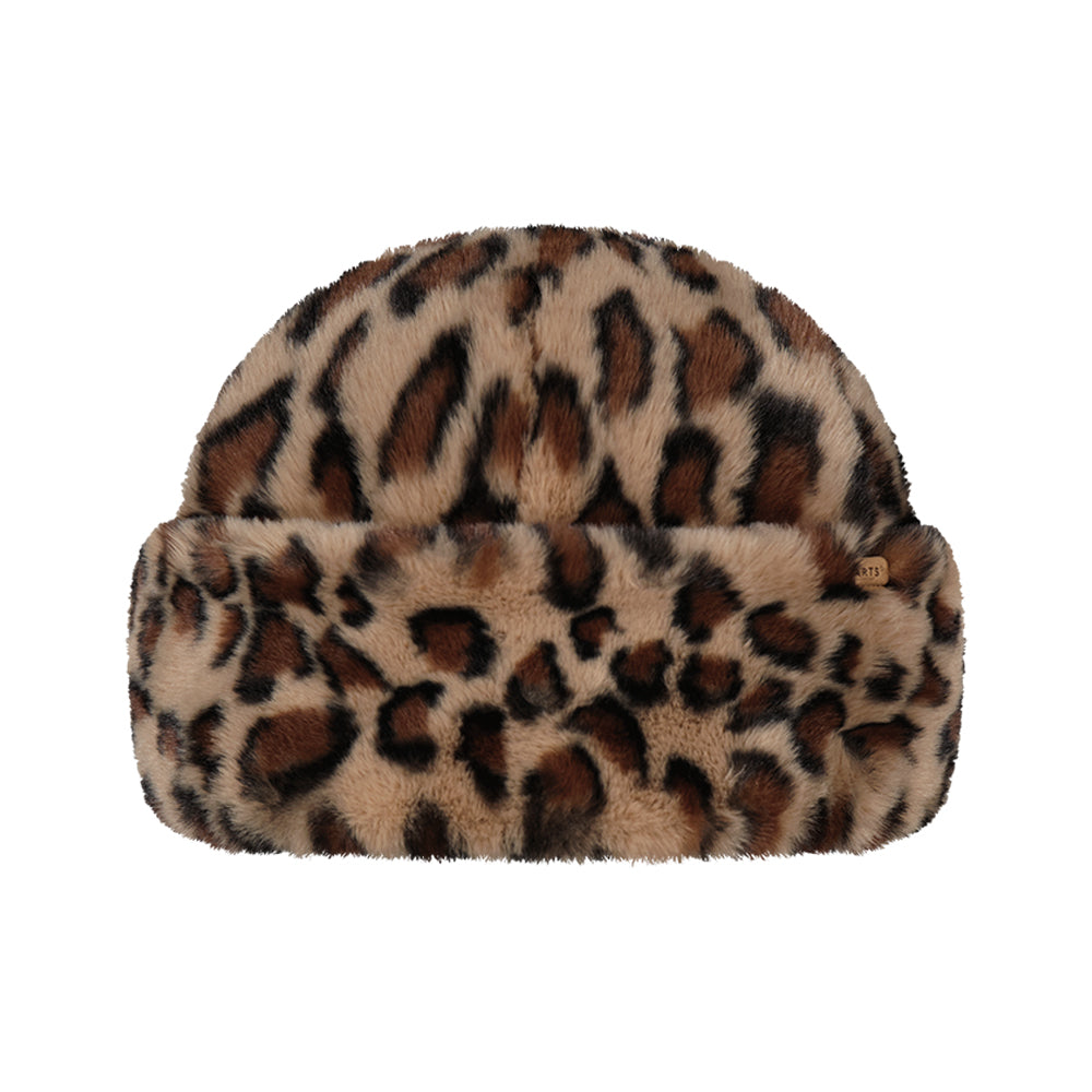 Chapeau Hiver en Fausse Fourrure Léopard Cherrybush marron BARTS
