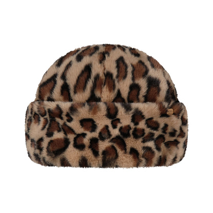 Chapeau Hiver en Fausse Fourrure Léopard Cherrybush marron BARTS