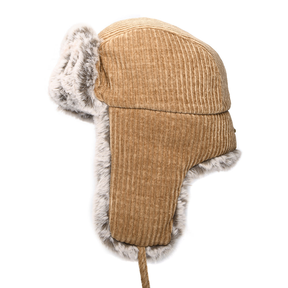 Chapka en Jersey Côtelé Bomber beige STETSON