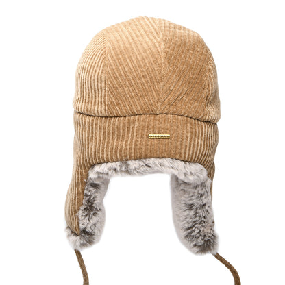 Chapka en Jersey Côtelé Bomber beige STETSON
