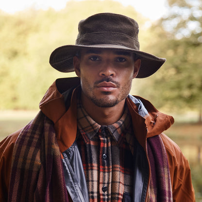 Chapeau Hiver en Laine Mélangée Deirmid marron foncé BARTS