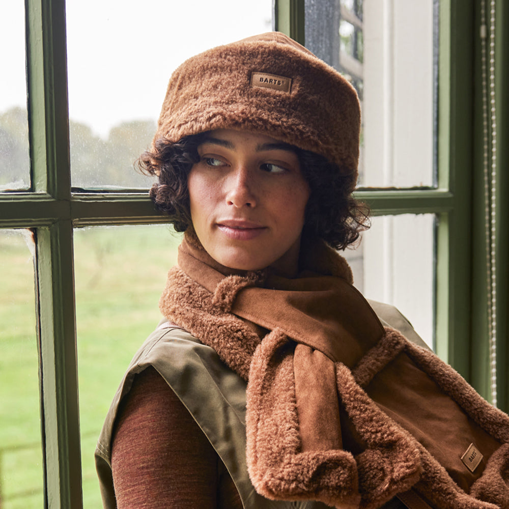 Chapeau Hiver Imitation Daim Kegalle marron foncé BARTS