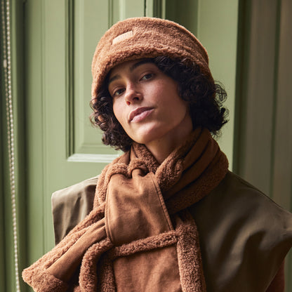 Chapeau Hiver Imitation Daim Kegalle marron foncé BARTS