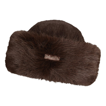 Toque Hiver en Fausse Fourrure Angeliqa marron foncé BARTS