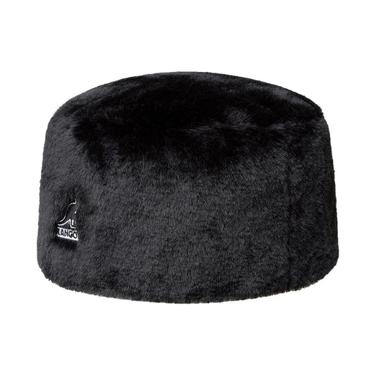 Chapeau Calot en Fausse Fourrure Topper noir KANGOL