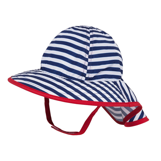 Chapeau Été Bébé Sunsprout bleu marine-blanc SUNDAY AFTERNOONS