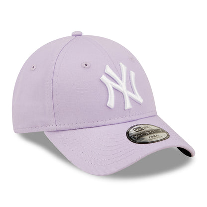 Casquette Enfant 9FORTY MLB League Essential New York Yankees lilas-blanc NEW ERA