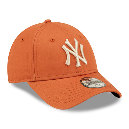 Casquette Enfant 9FORTY MLB League Essential New York Yankees orange-avoine NEW ERA