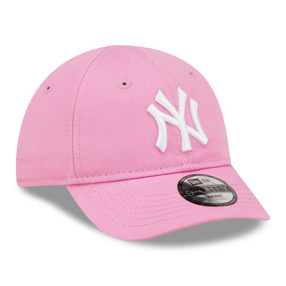 Casquette Bébé 9FORTY MLB League Essential New York Yankees rose-blanc NEW ERA