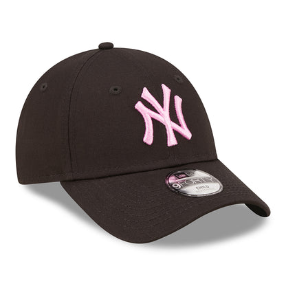 Casquette 9FORTY New York Yankees MLB League Essential noir-rose NEW ERA