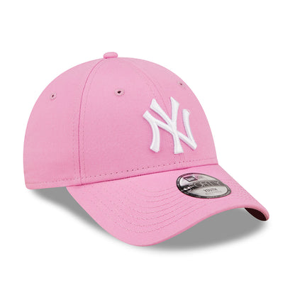 Casquette Enfant 9FORTY MLB League Essential New York Yankees rose-blanc NEW ERA
