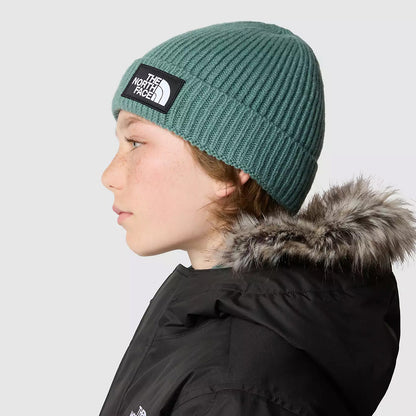 Bonnet Enfant à Revers TNF Box Logo sauge foncé THE NORTH FACE