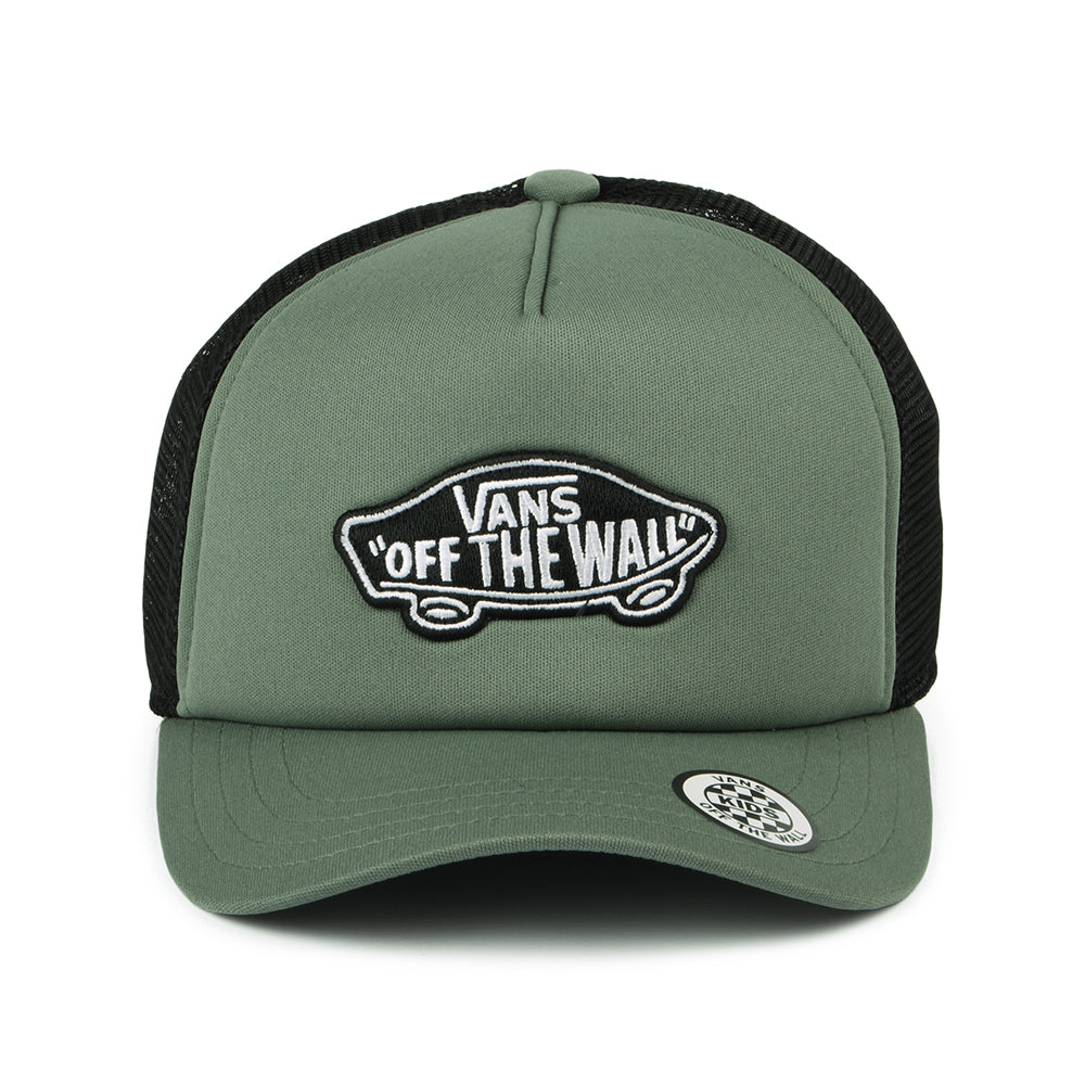 Casquette Trucker Enfant à Visière Incurvée Classic Patch menthe VANS