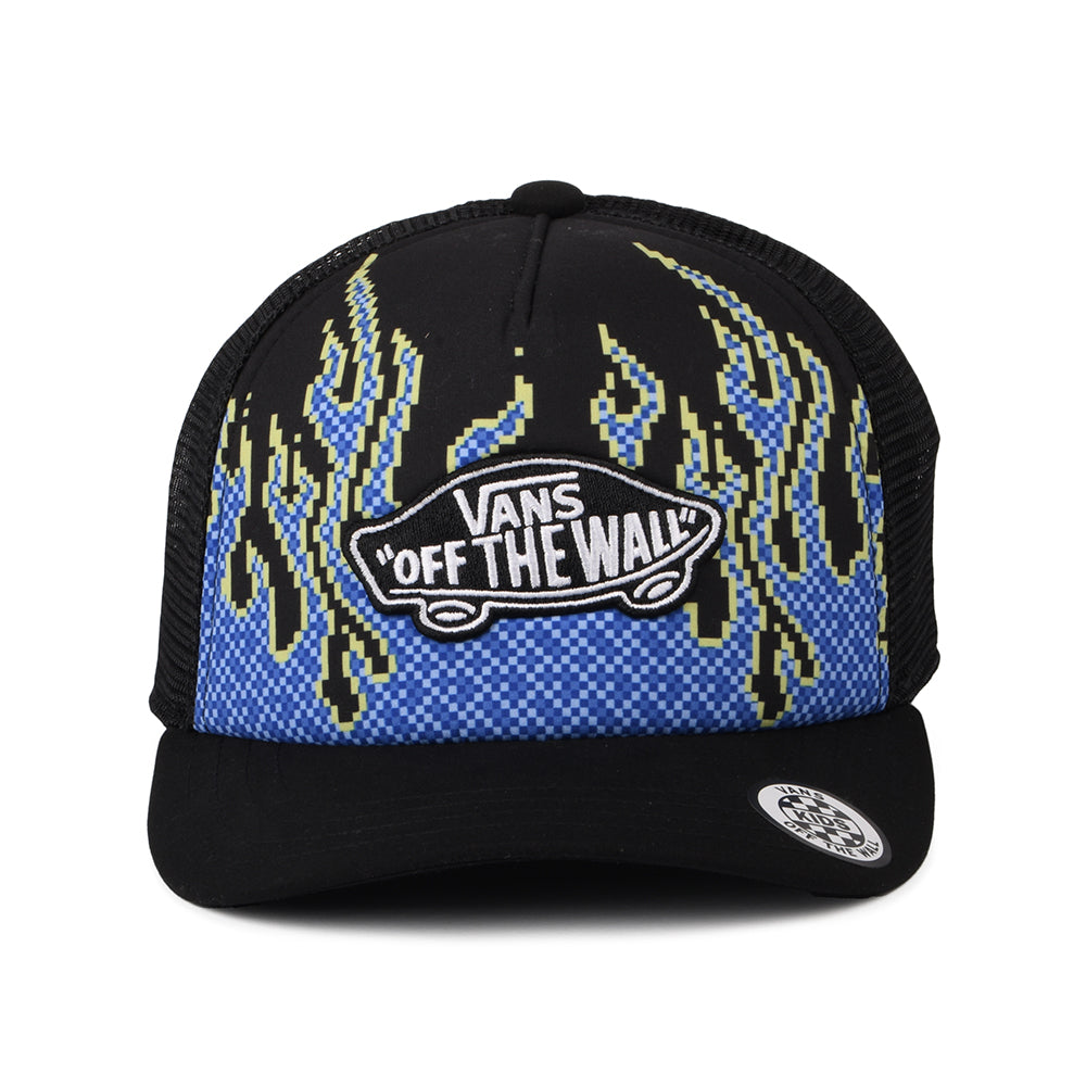 Casquette Trucker Enfant Pixel Flame noir VANS