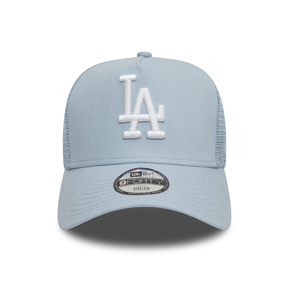 Casquette Trucker Enfant MLB League Essential A-Frame L.A. Dodgers bleu clair-blanc NEW ERA
