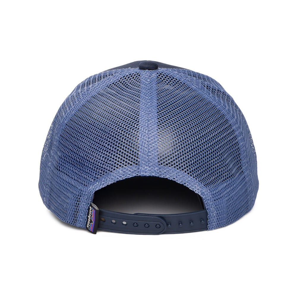 Casquette Trucker Enfant en Coton Bio Fitz Roy Foliage bleu marine PATAGONIA