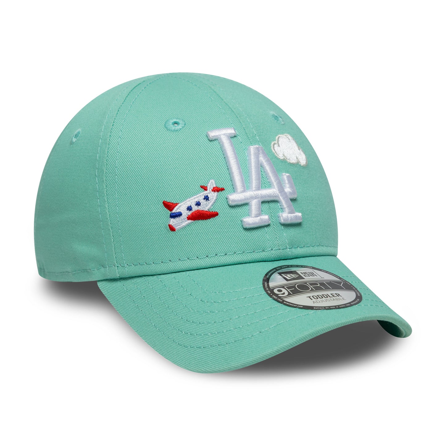 Casquette Enfant 9FORTY MLB Plane Icon L.A. Dodgers aqua NEW ERA