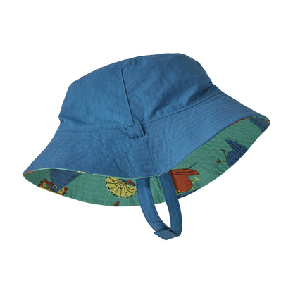 Chapeau Bob Bébé Été Réversible Royal Fren vert-bleu PATAGONIA