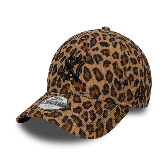 Casquette Enfant 9FORTY New York Yankees MLB Leopard Cord camel-noir NEW ERA