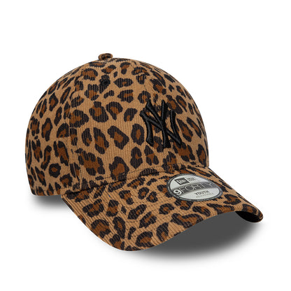 Casquette Enfant 9FORTY New York Yankees MLB Leopard Cord camel-noir NEW ERA