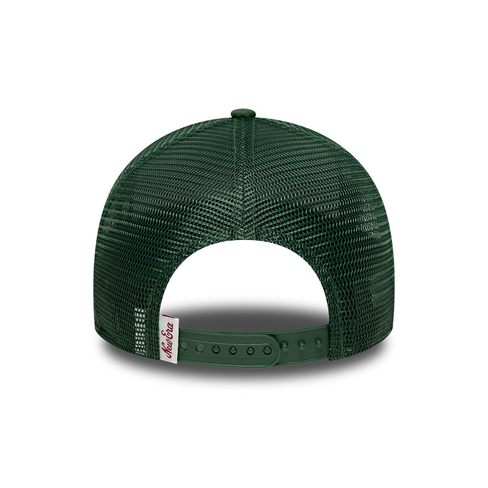 Casquette Trucker A-Frame 9FORTY Oval Patch vert foncé-vert clair NEW ERA