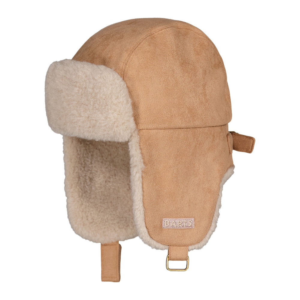 Chapka Enfant Imitation Daim Saxifray marron clair BARTS