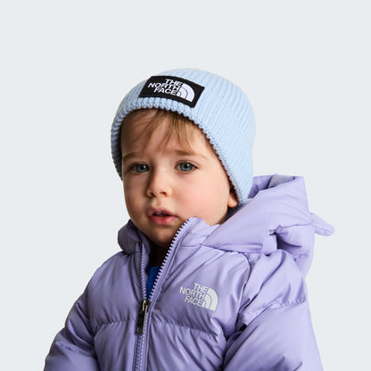 Bonnet Bébé Recyclé à Revers TNF Logo Box bleu glacé THE NORTH FACE