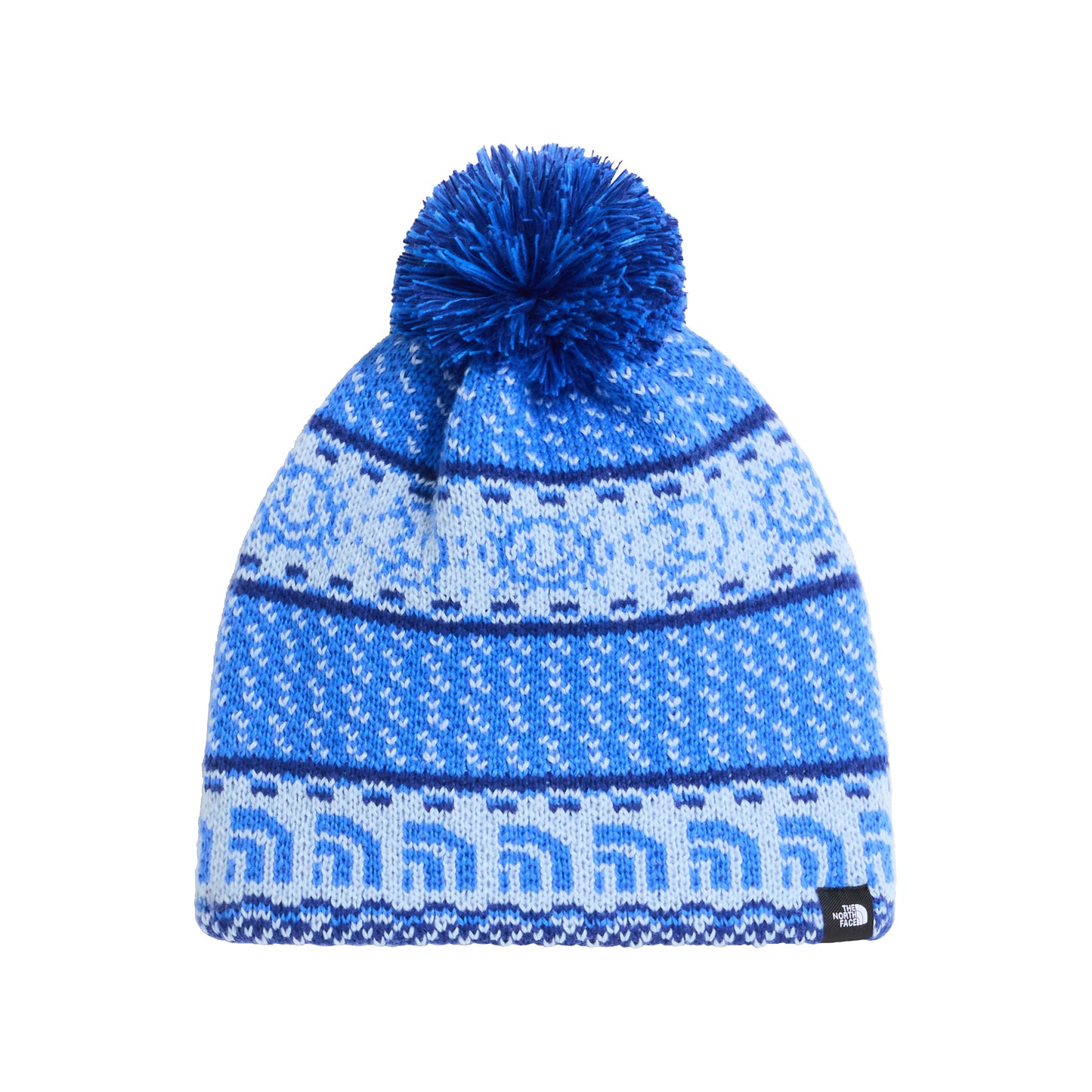 Bonnet à Pompon Enfant Cabin Ski Tuke bleu vif THE NORTH FACE