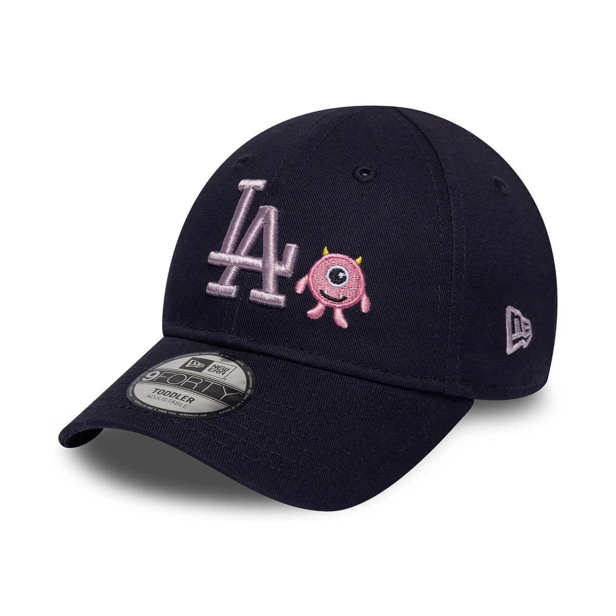 Casquette Enfant 9FORTY MLB Monster Icon L.A. Dodgers bleu marine-rose NEW ERA