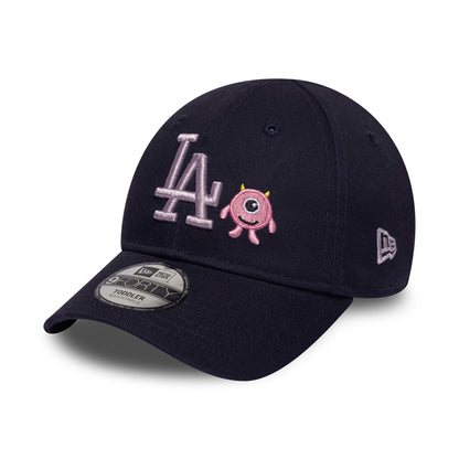 Casquette Enfant 9FORTY MLB Monster Icon L.A. Dodgers bleu marine-rose NEW ERA