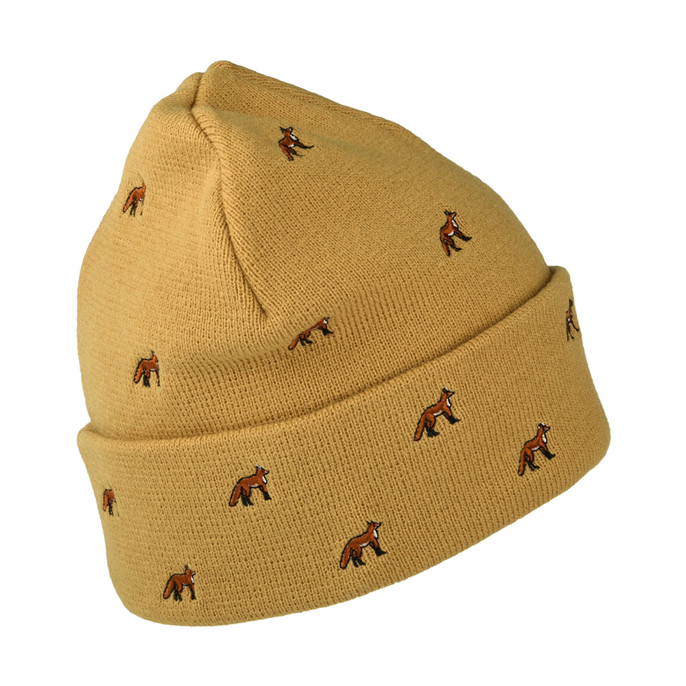 Bonnet à Revers Renards Vinson ocre BARTS
