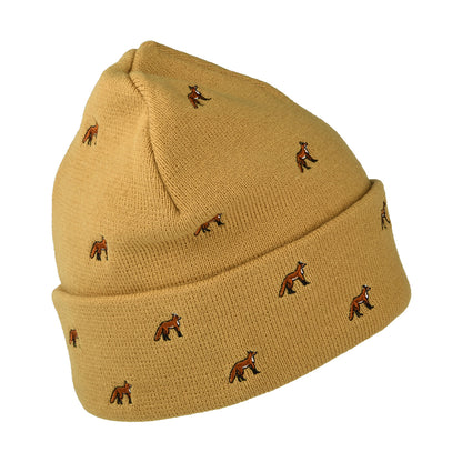 Bonnet à Revers Renards Vinson ocre BARTS