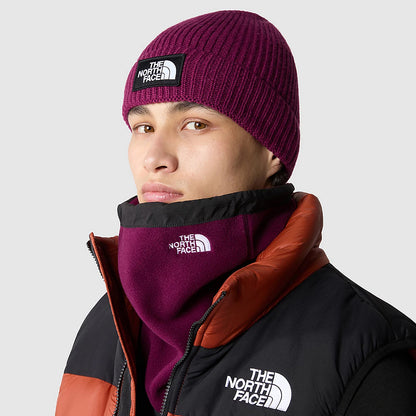 Bonnet Marin à Revers TNF Logo Box groseille THE NORTH FACE