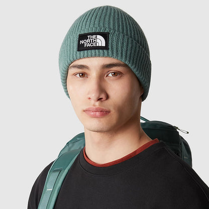 Bonnet Marin à Revers TNF Logo Box sauge foncé THE NORTH FACE