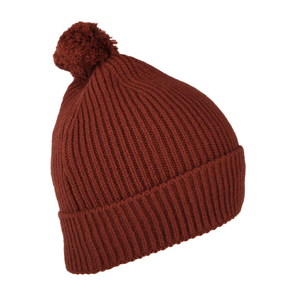 Bonnet à Pompon Logo Box cognac THE NORTH FACE