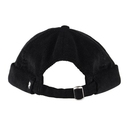 Bonnet Miki Breton en Velours Côtelé Délavé noir NEW BALANCE