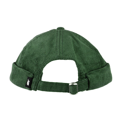 Bonnet Miki Breton en Velours Côtelé Délavé olive NEW BALANCE