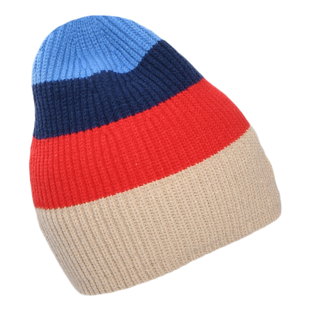 Bonnet Dova bleu-rouge-crème BARTS