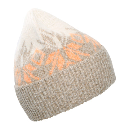 Bonnet à Revers Fairywren marron clair-abricot BARTS