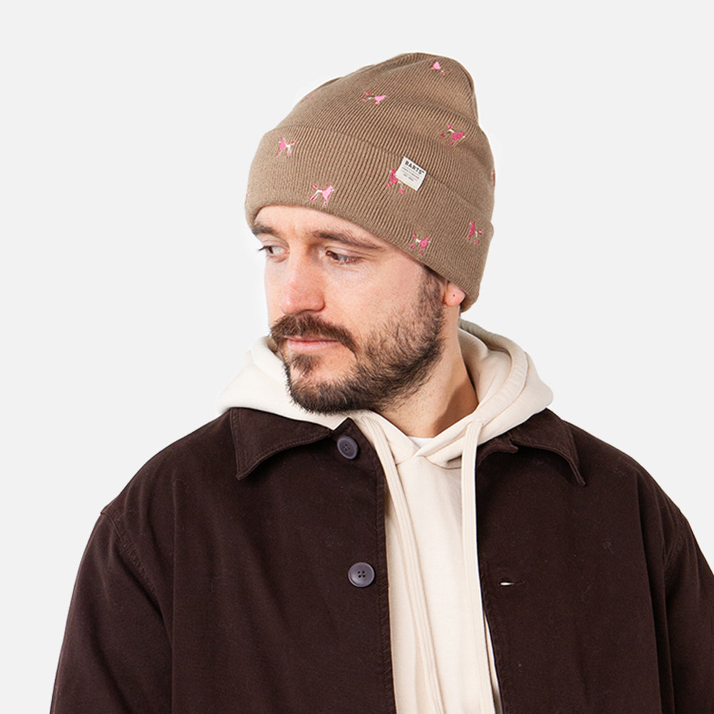 Bonnet à Revers Caniches Vinson sable BARTS
